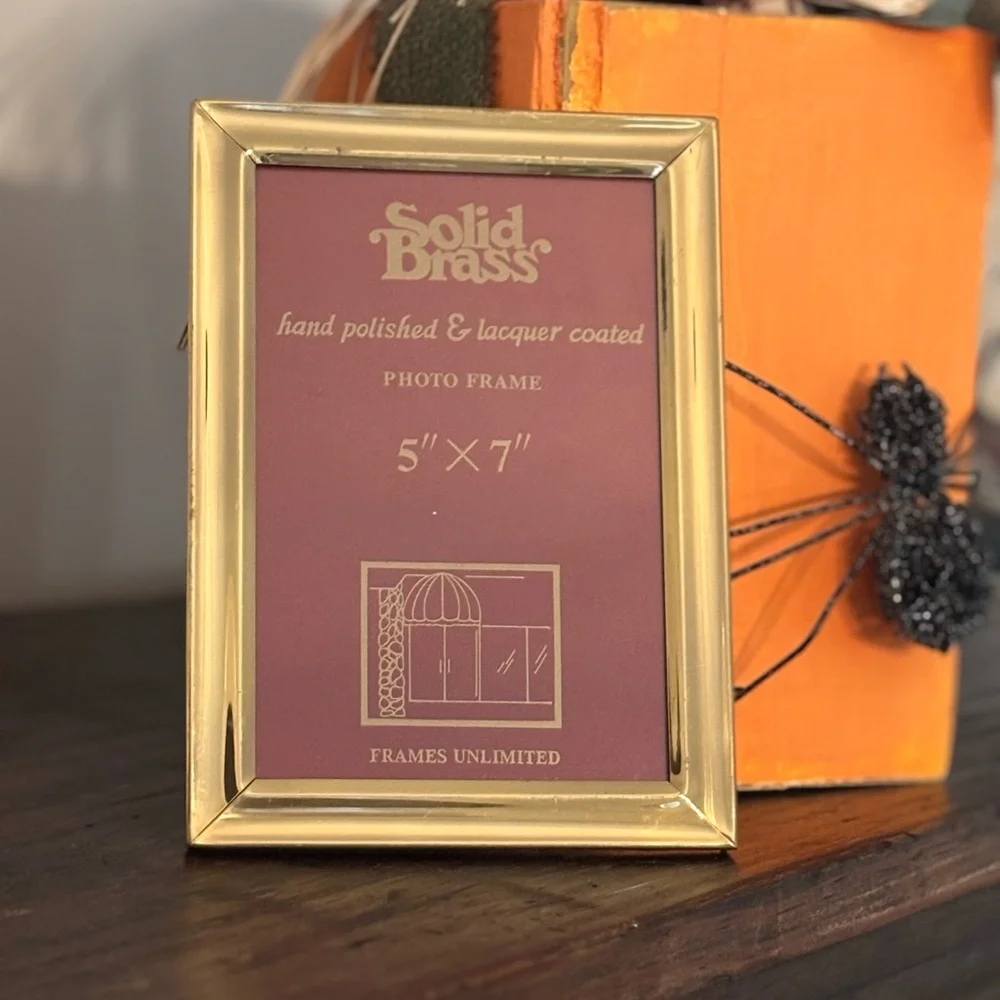 Vintage solid brass